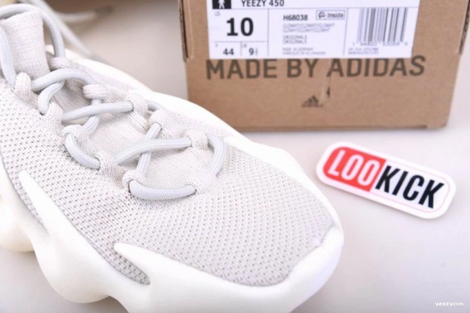 Yeezy 450 Adidas White Cloud H68038 0811